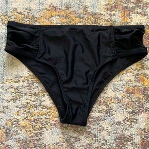 Black bikini bottom